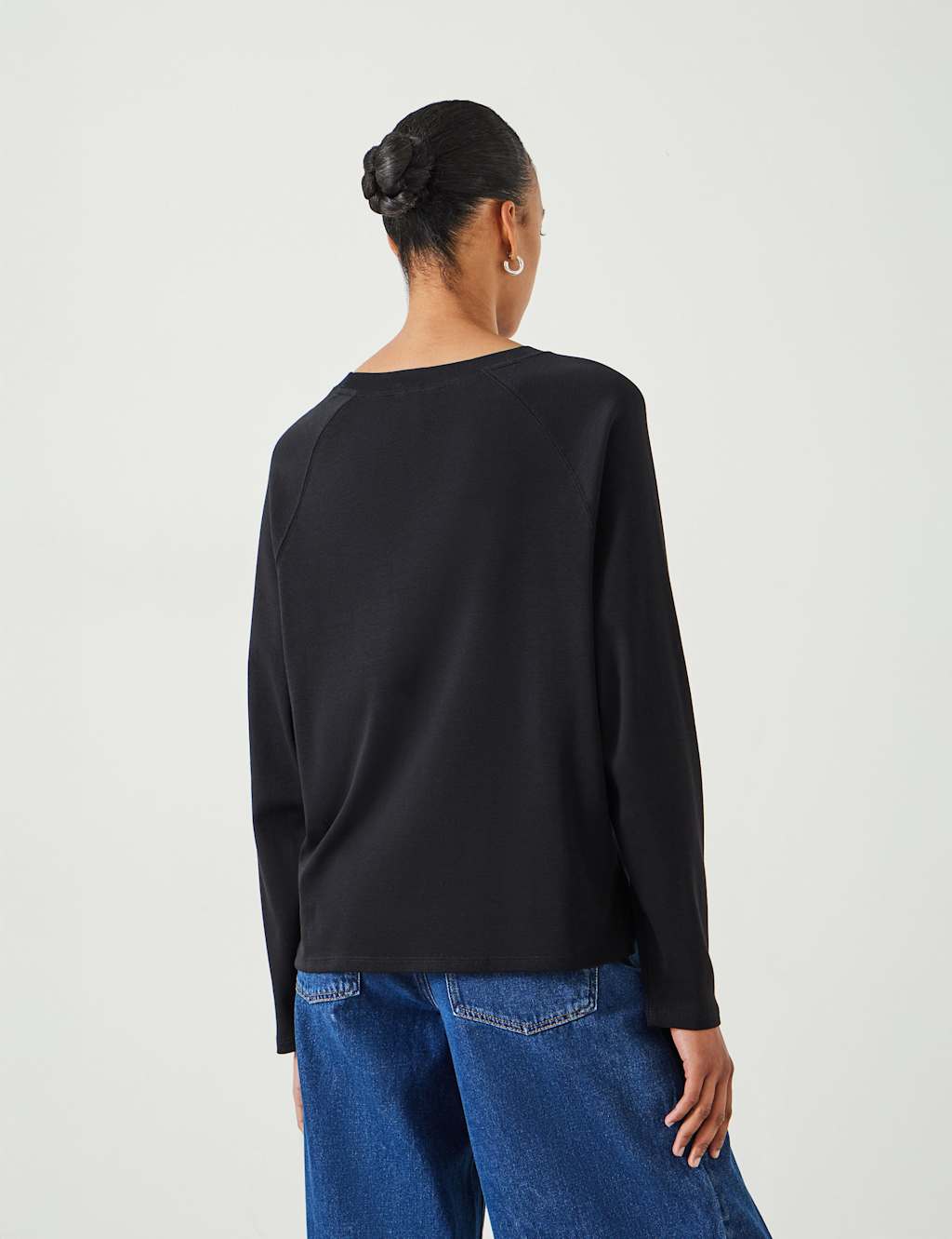 Matilda Pure Cotton Crew Neck Top 3 of 5