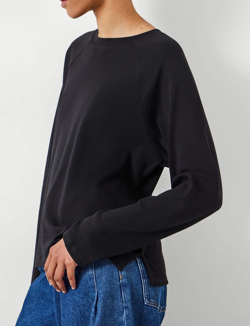 Matilda Pure Cotton Crew Neck Top 4 of 5