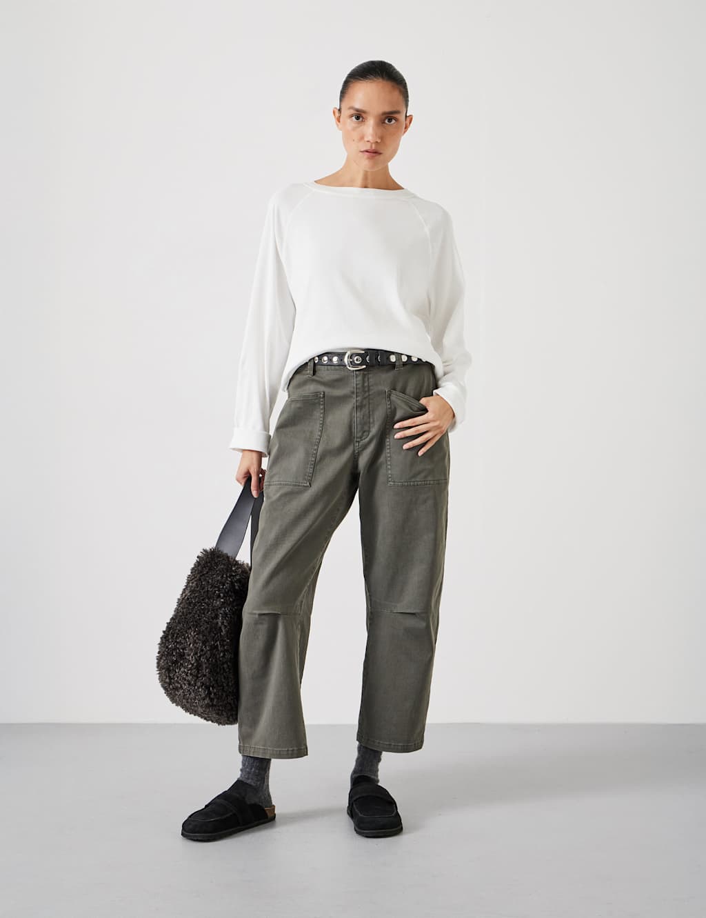 Matilda Pure Cotton Crew Neck Top 3 of 5