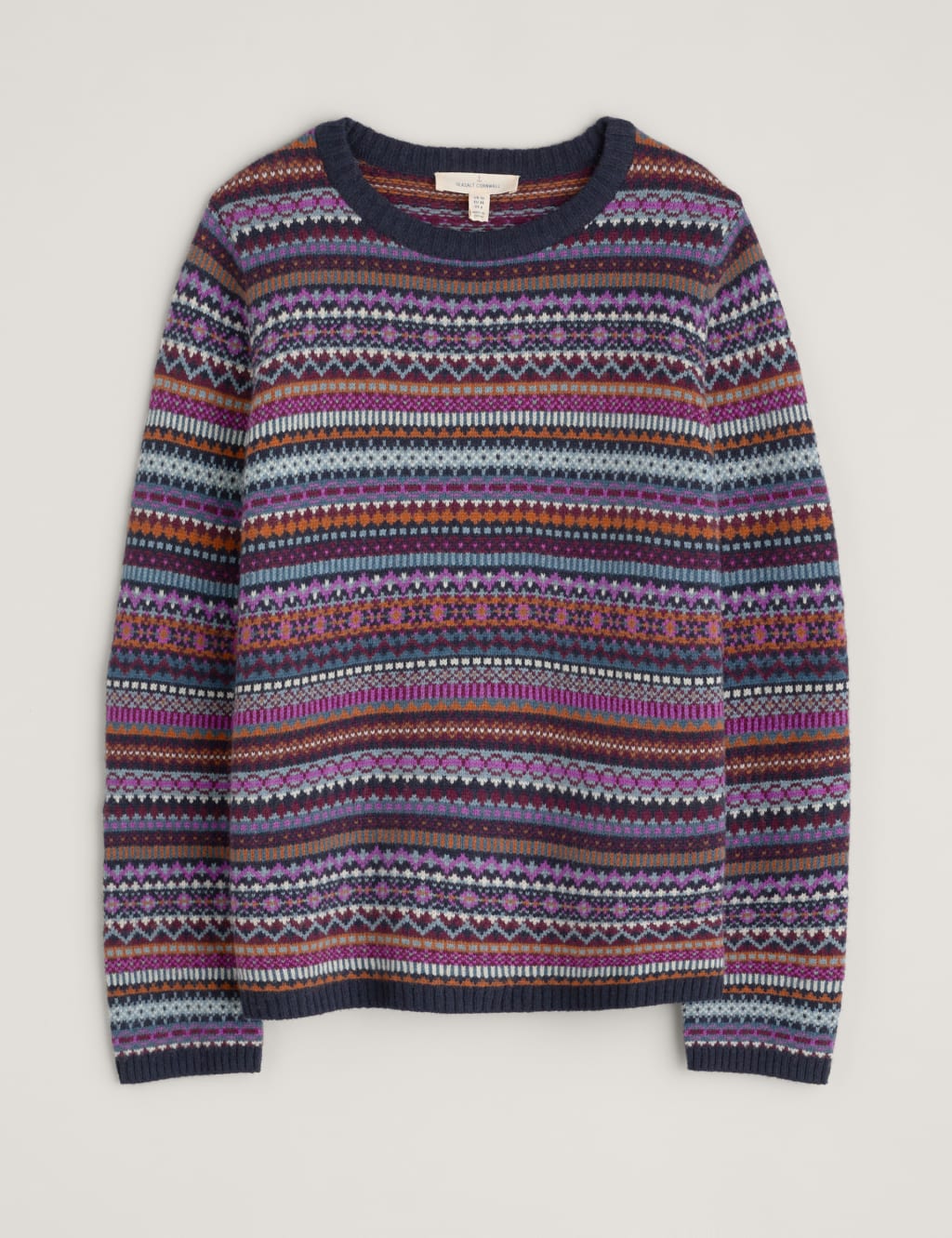 Merino Wool Rich Patterned Jumper Seasalt Cornwall M S