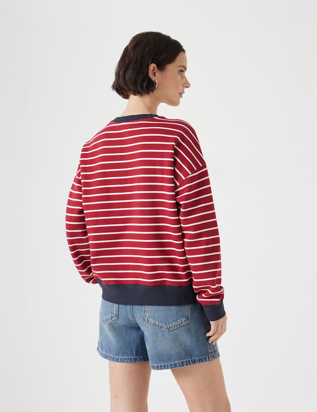 Pure Cotton Striped Sweatshirt 5 of 5