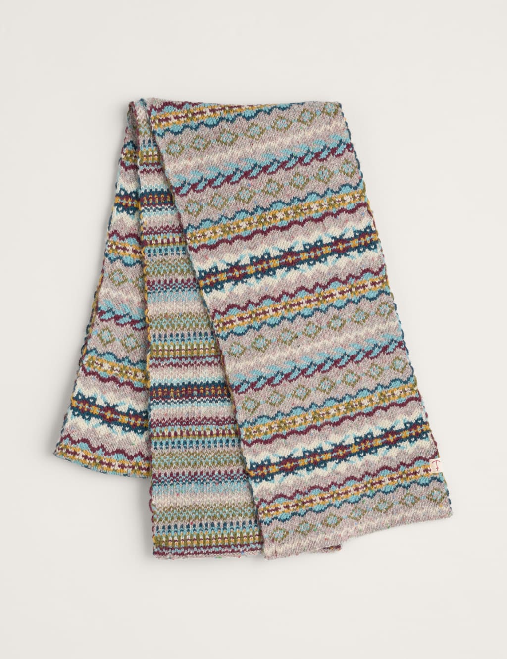 Wool Rich Knitted Scarf 2 of 4