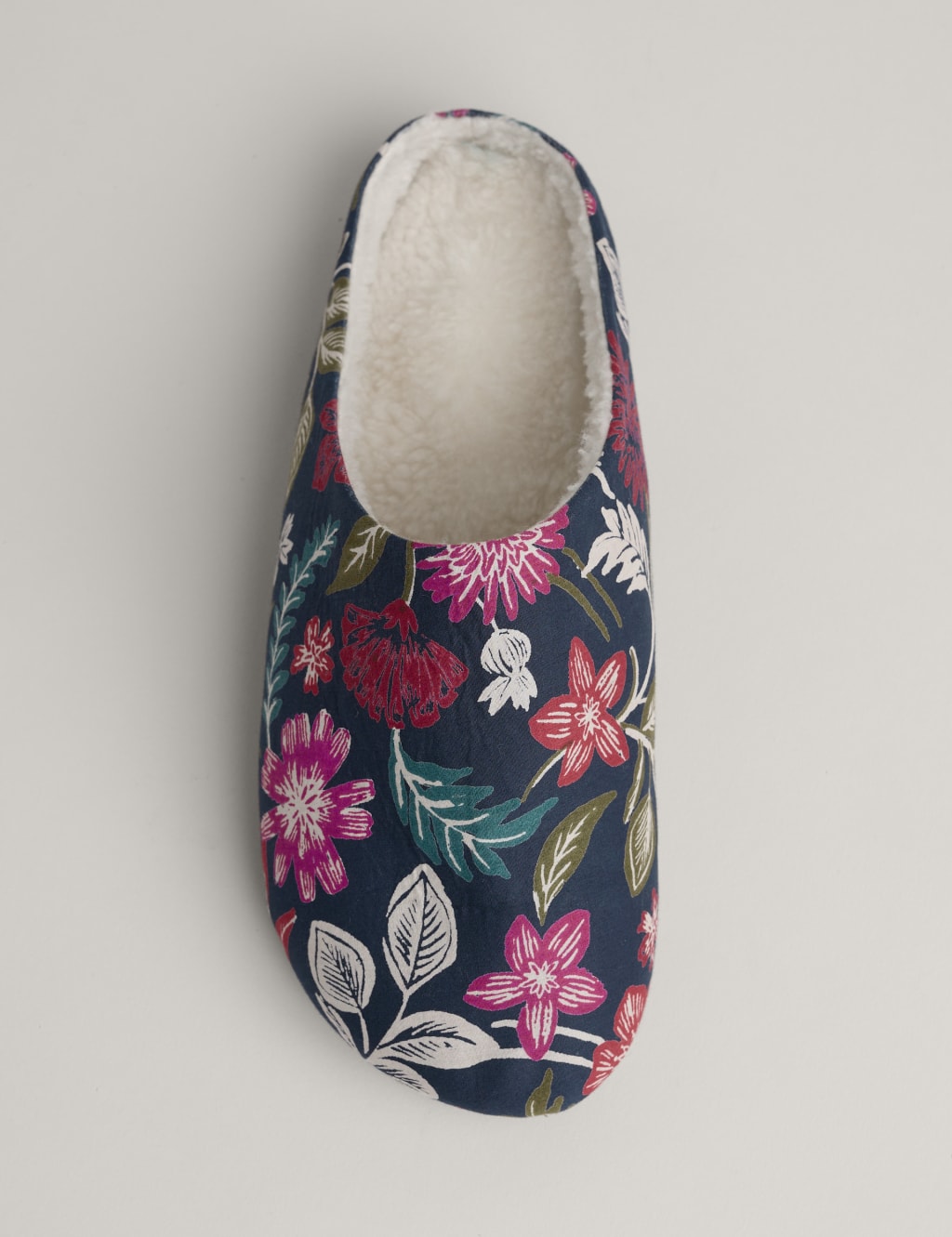 Cotton mule slippers hotsell