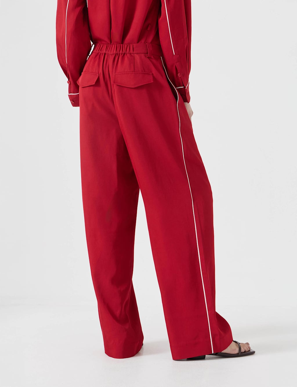 Side Piping Wide Leg Trousers 4 of 4