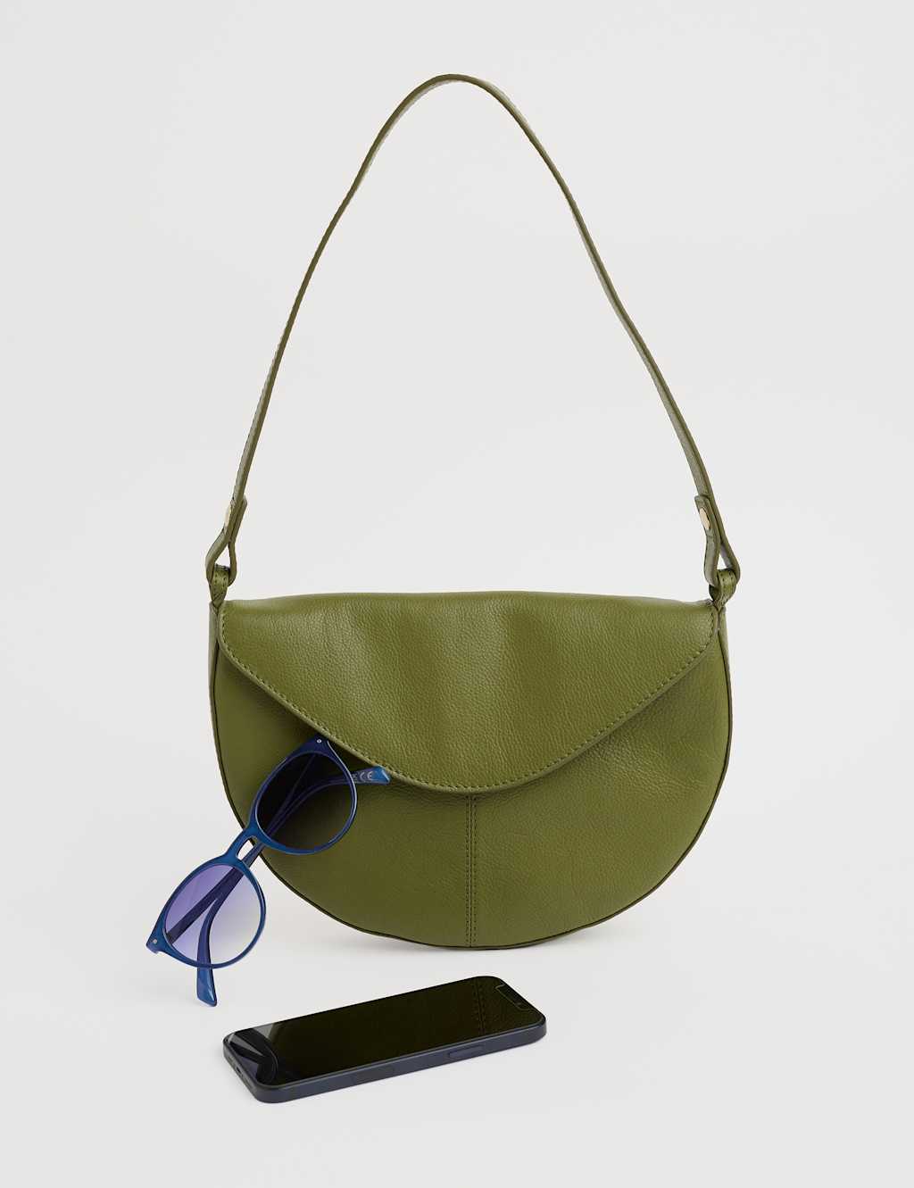 Leather Shoulder Bag 3 of 6