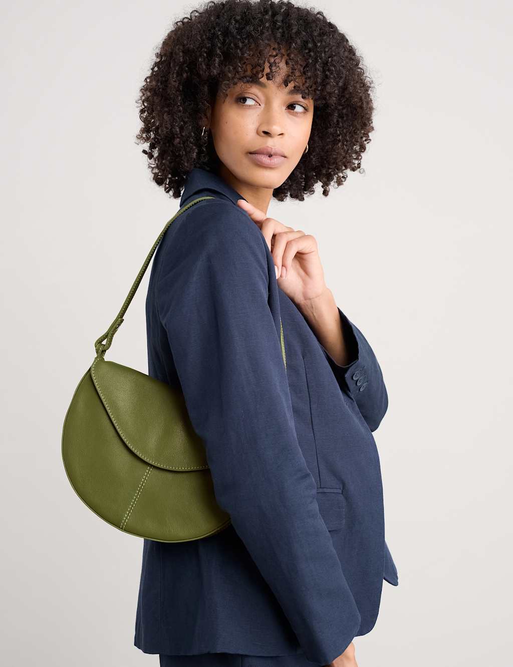 Leather Shoulder Bag 5 of 6