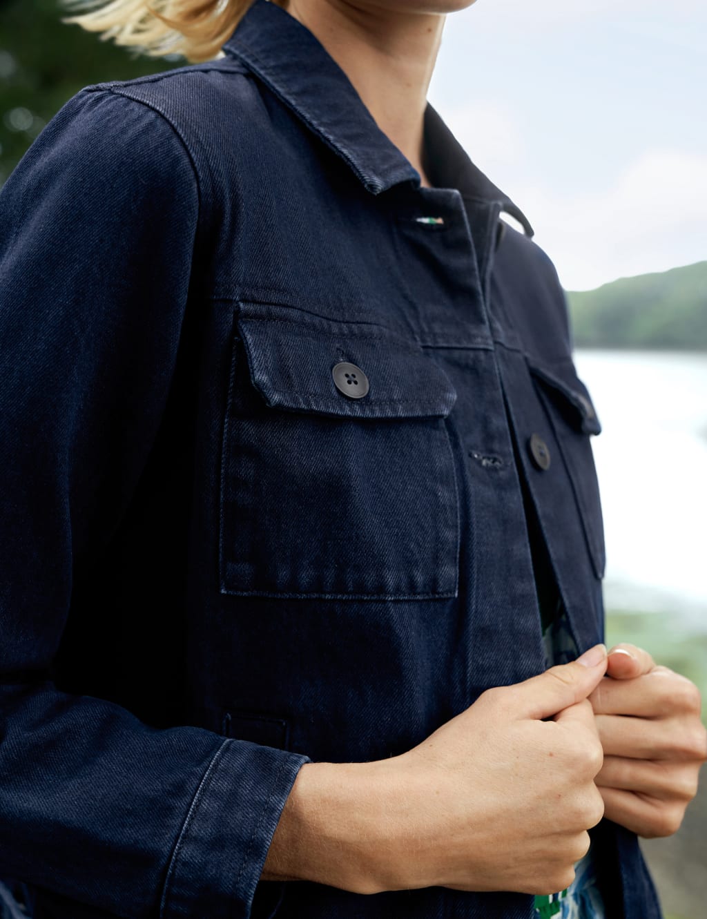 Cotton shacket hotsell