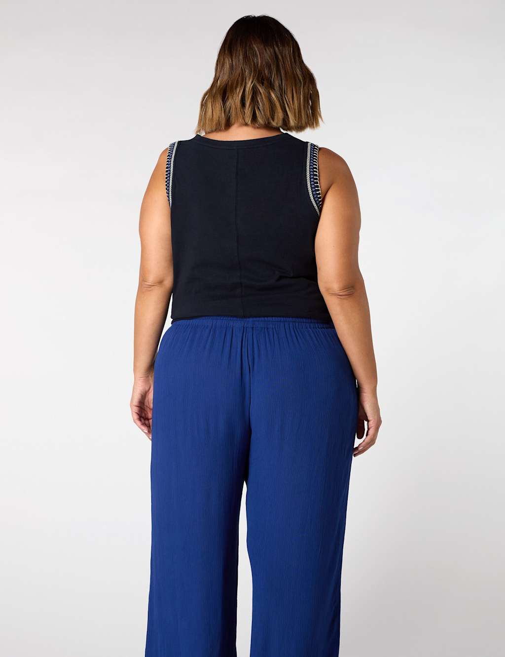 Drawstring Wide Leg Trousers 3 of 3