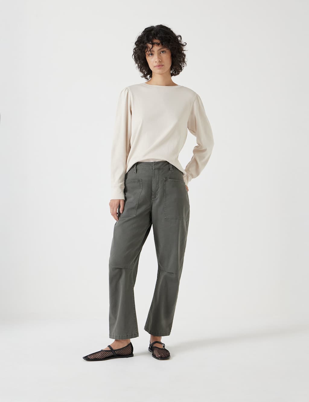 Emily Pure Cotton Puff Sleeve Top 4 of 5