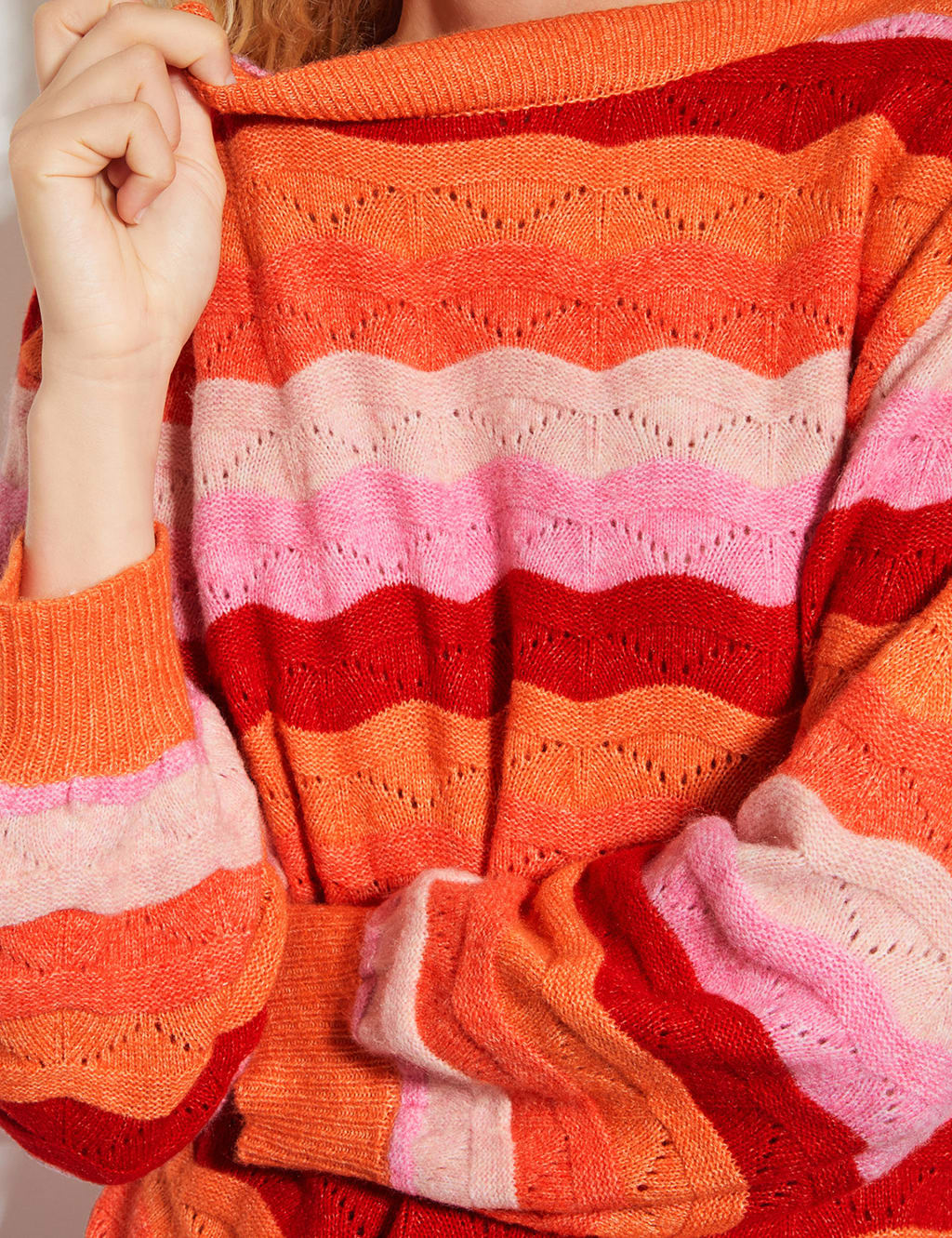 Striped Slash Neck Jumper 4 of 6