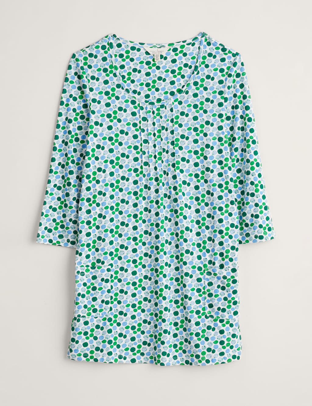 Cotton Printed Scoop Neck Tunic 2 of 5