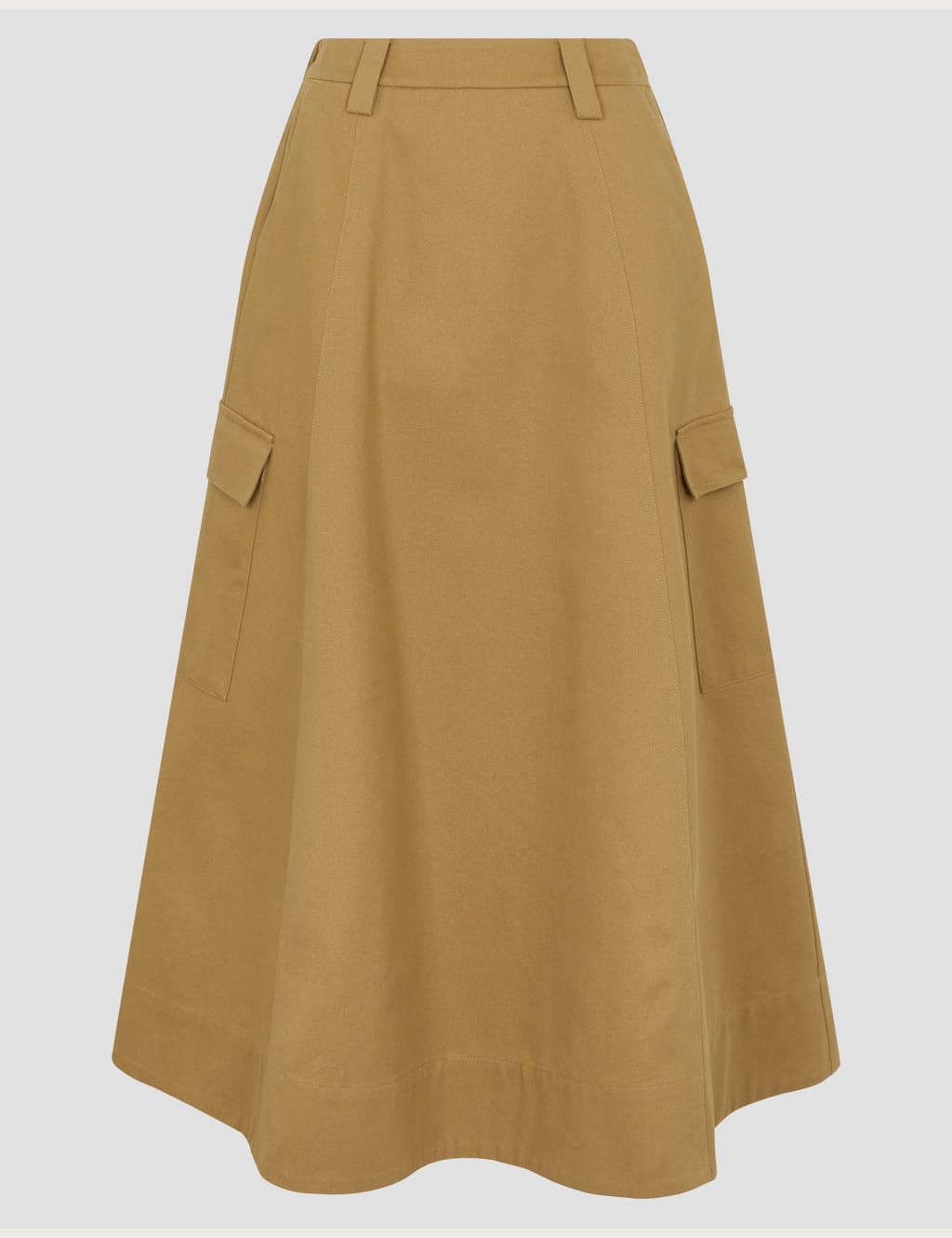 Pure Cotton Midi Utility Skirt 2 of 6