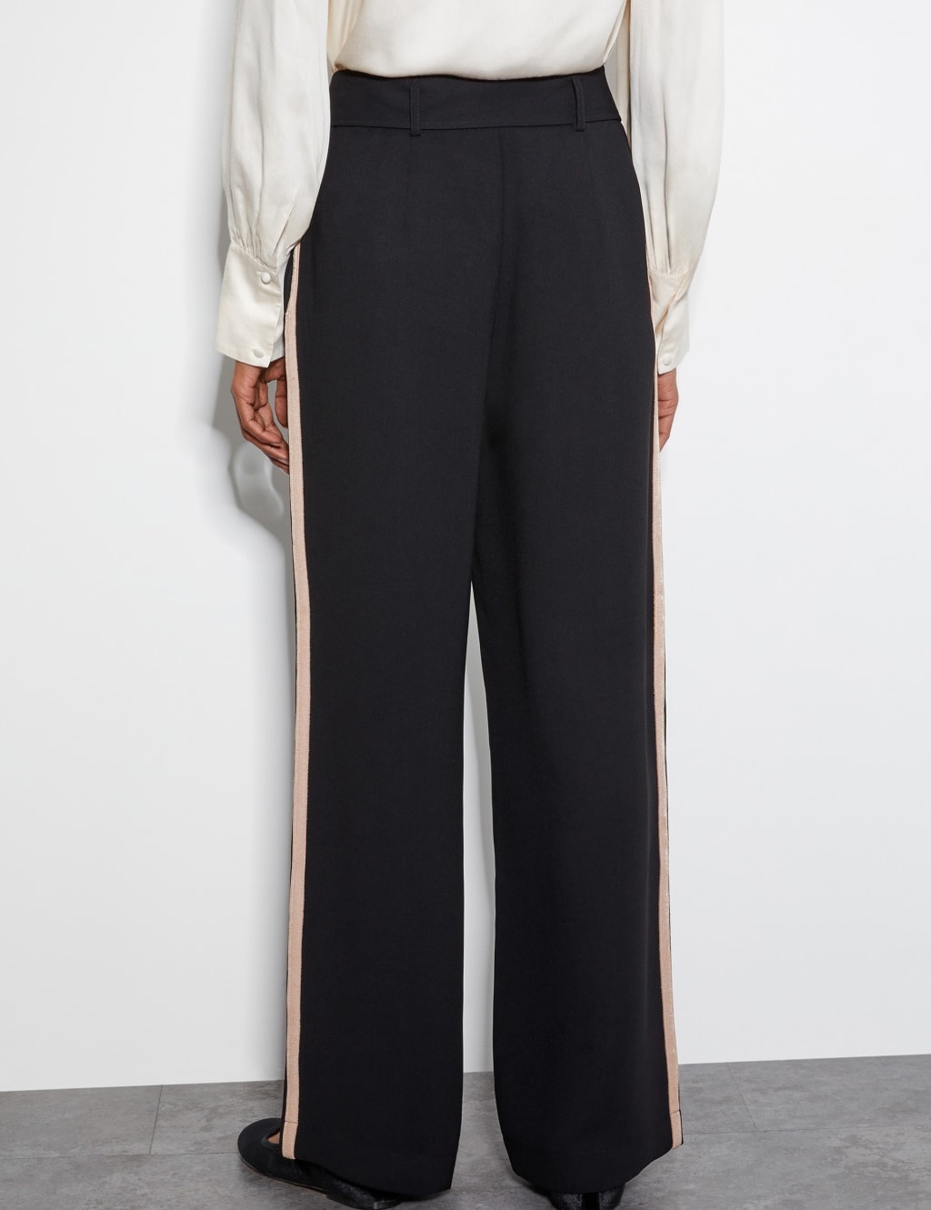 Side Stripe Straight Leg Trousers 3 of 5