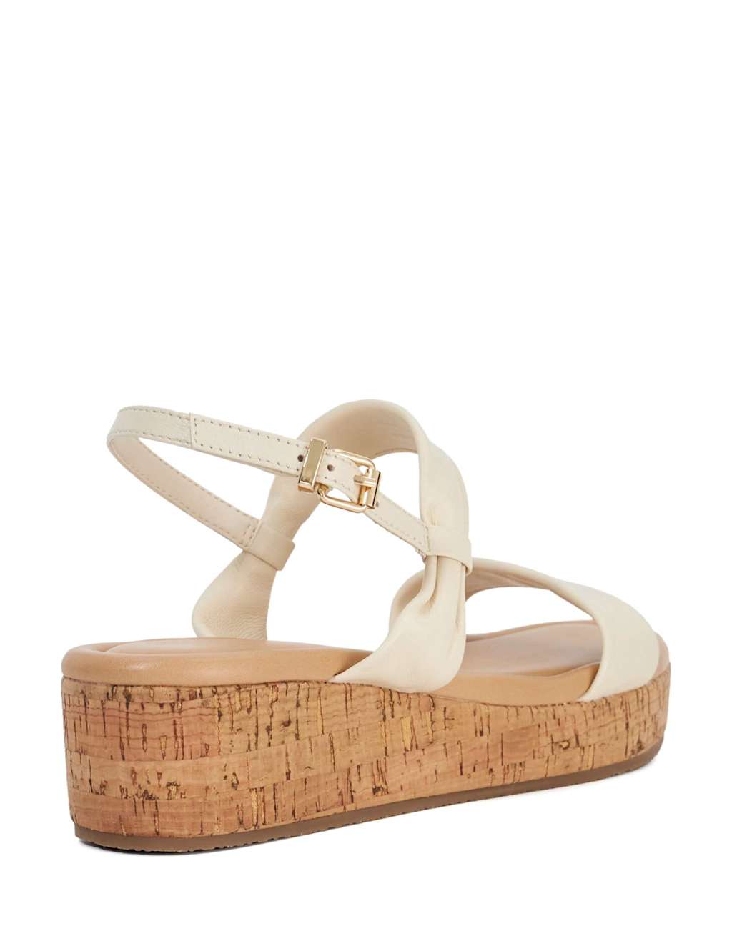 Leather Cork Flatform Sandals 4 of 6