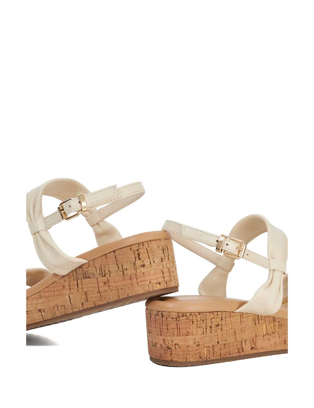 Leather Cork Flatform Sandals 6 of 6