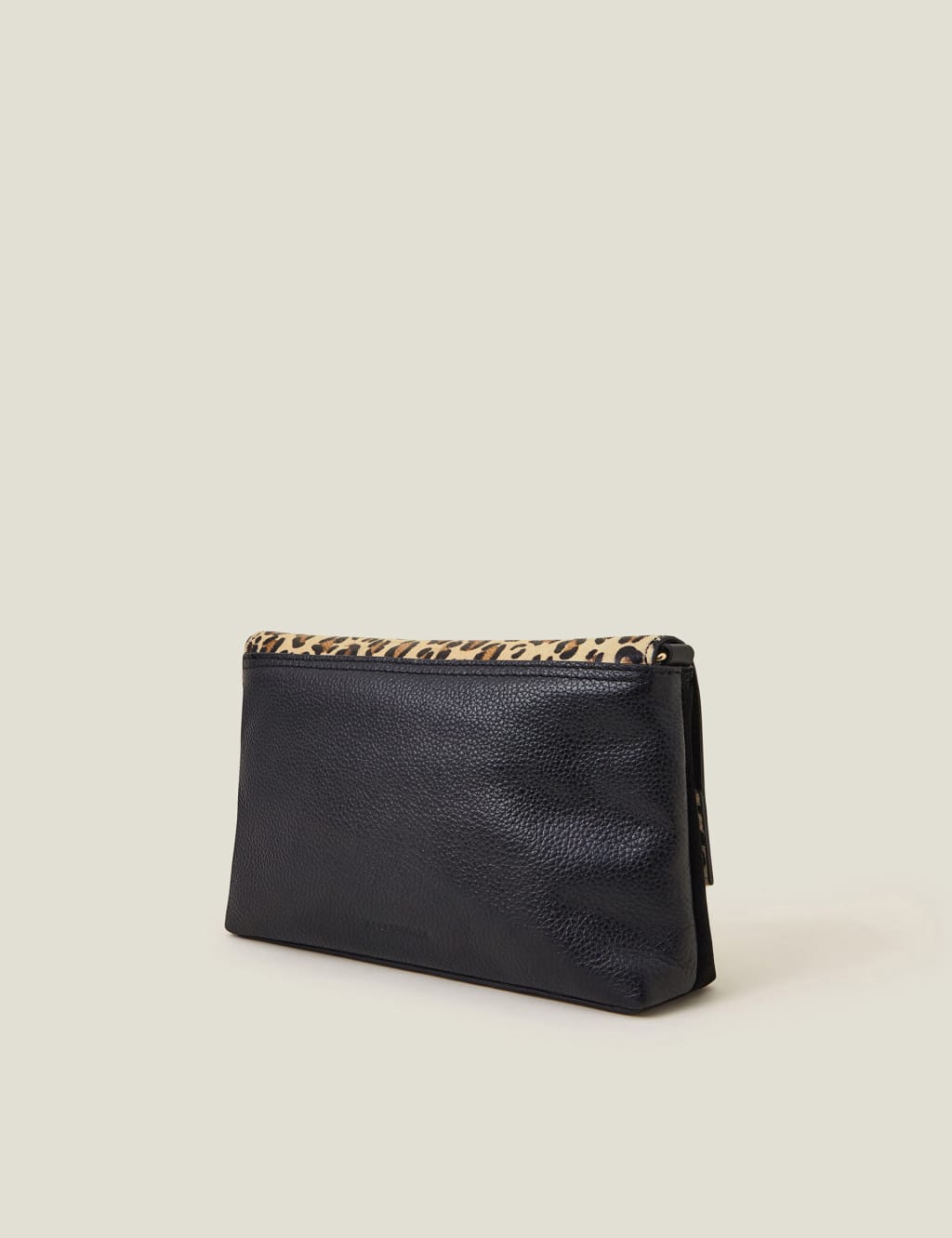 Leopard print leather crossbody bag 2025
