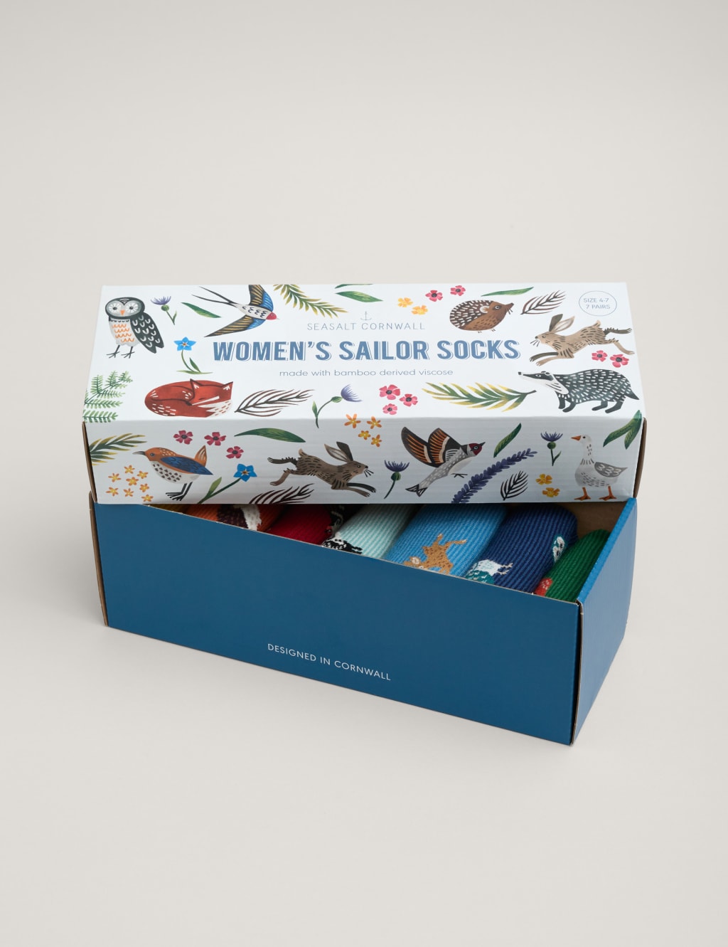 7pk Animal Ankle High Socks 3 of 3