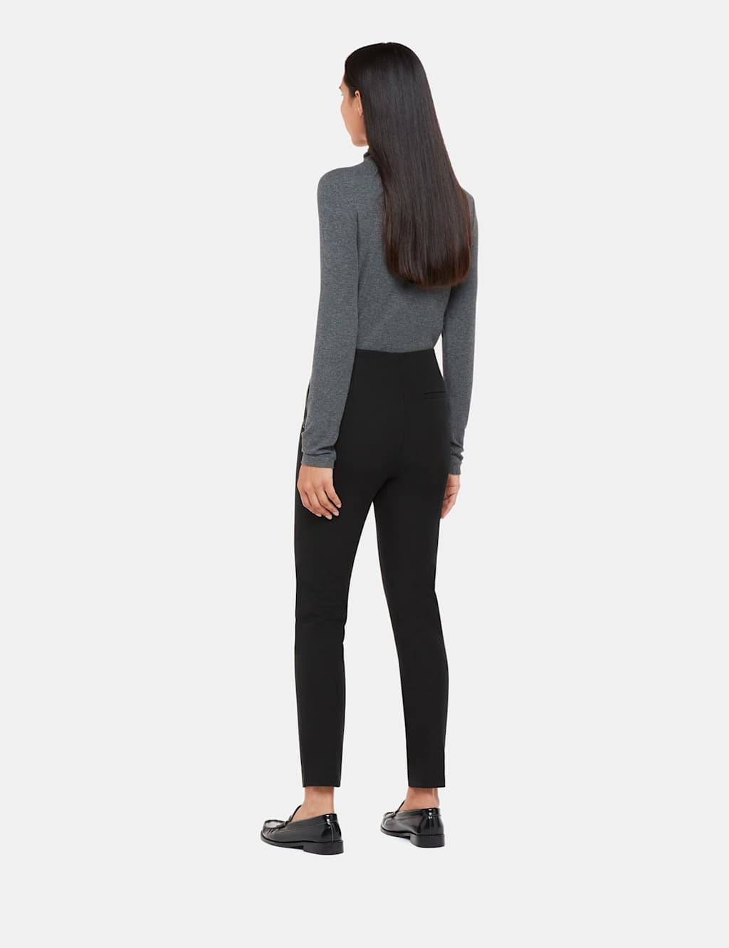 Cotton Rich Skinny Ankle Grazer Trousers 3 of 4