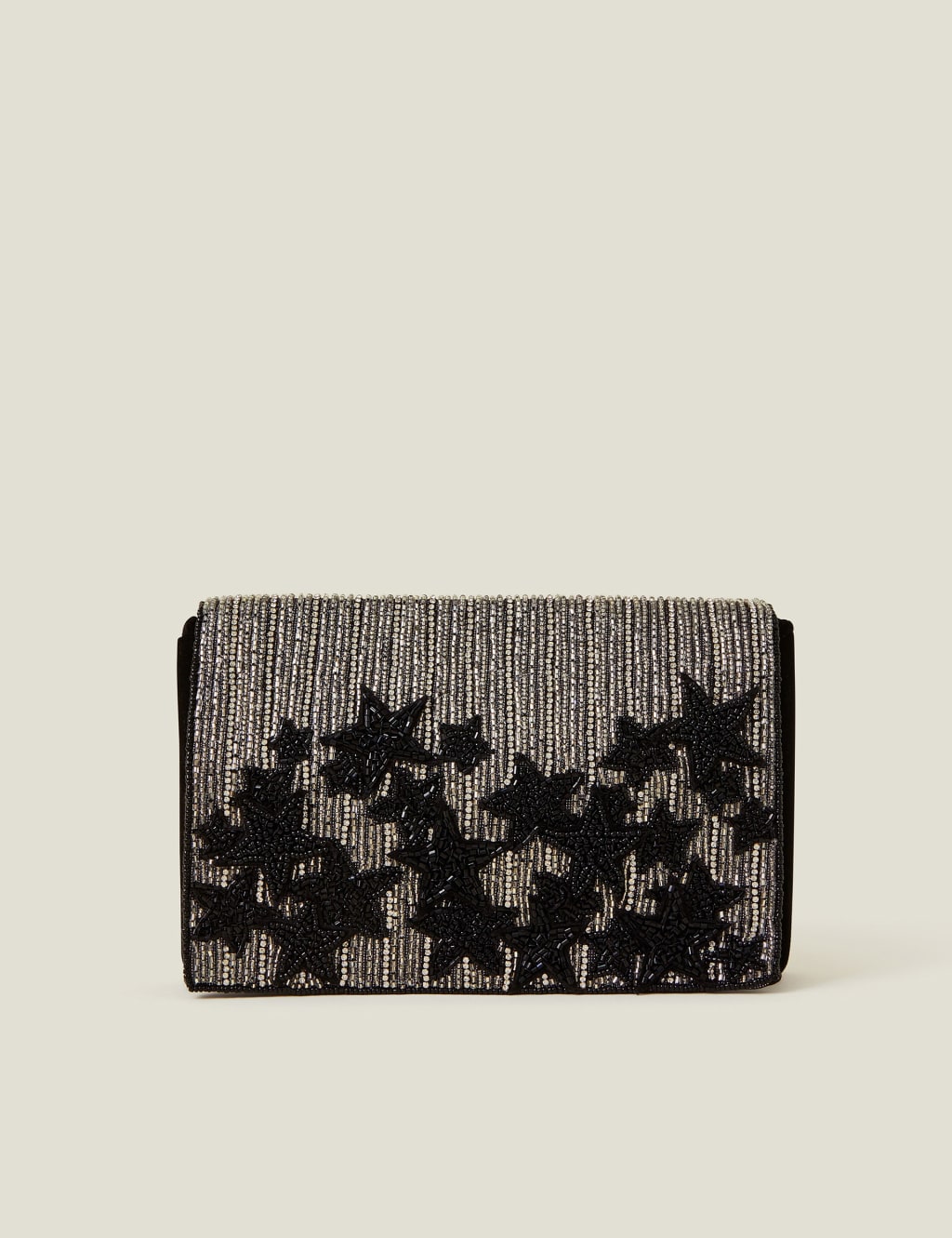 Beaded Star Chain Strap Clutch Bag ACCESSORIZE M S