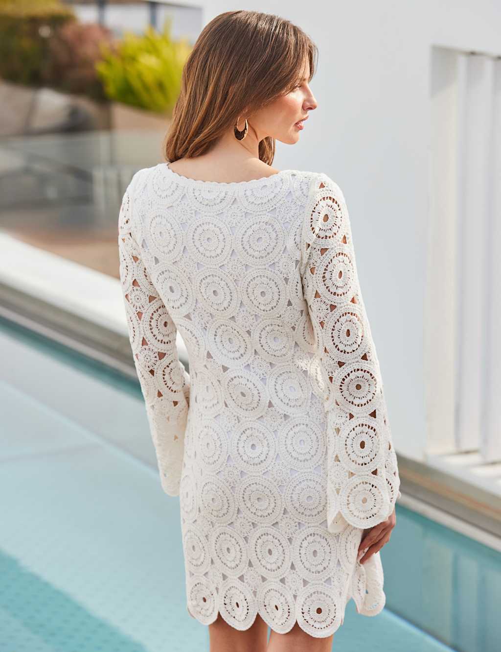 Pure Cotton Mini Shift Dress 4 of 6