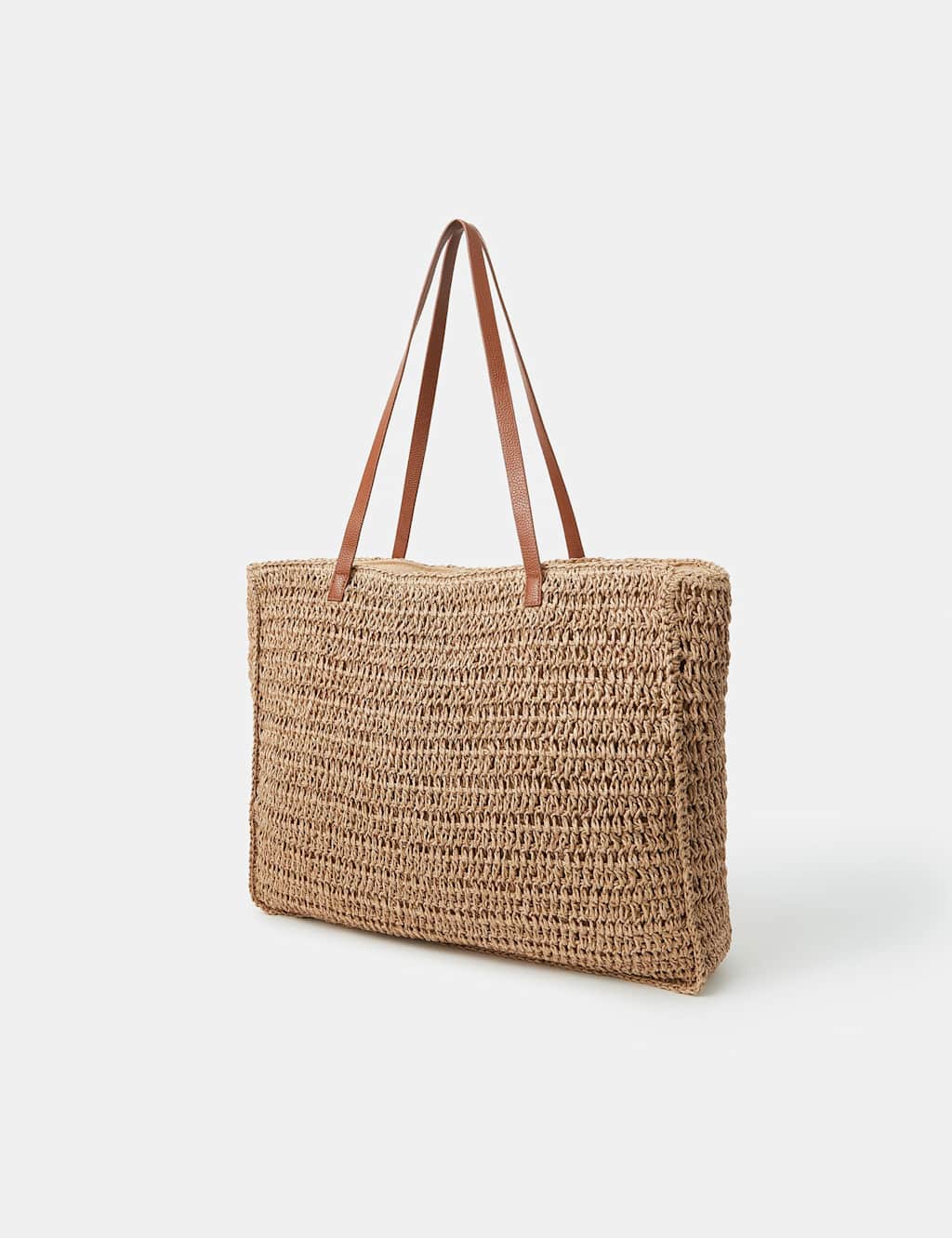 Woven Raffia Shopper 2 of 4