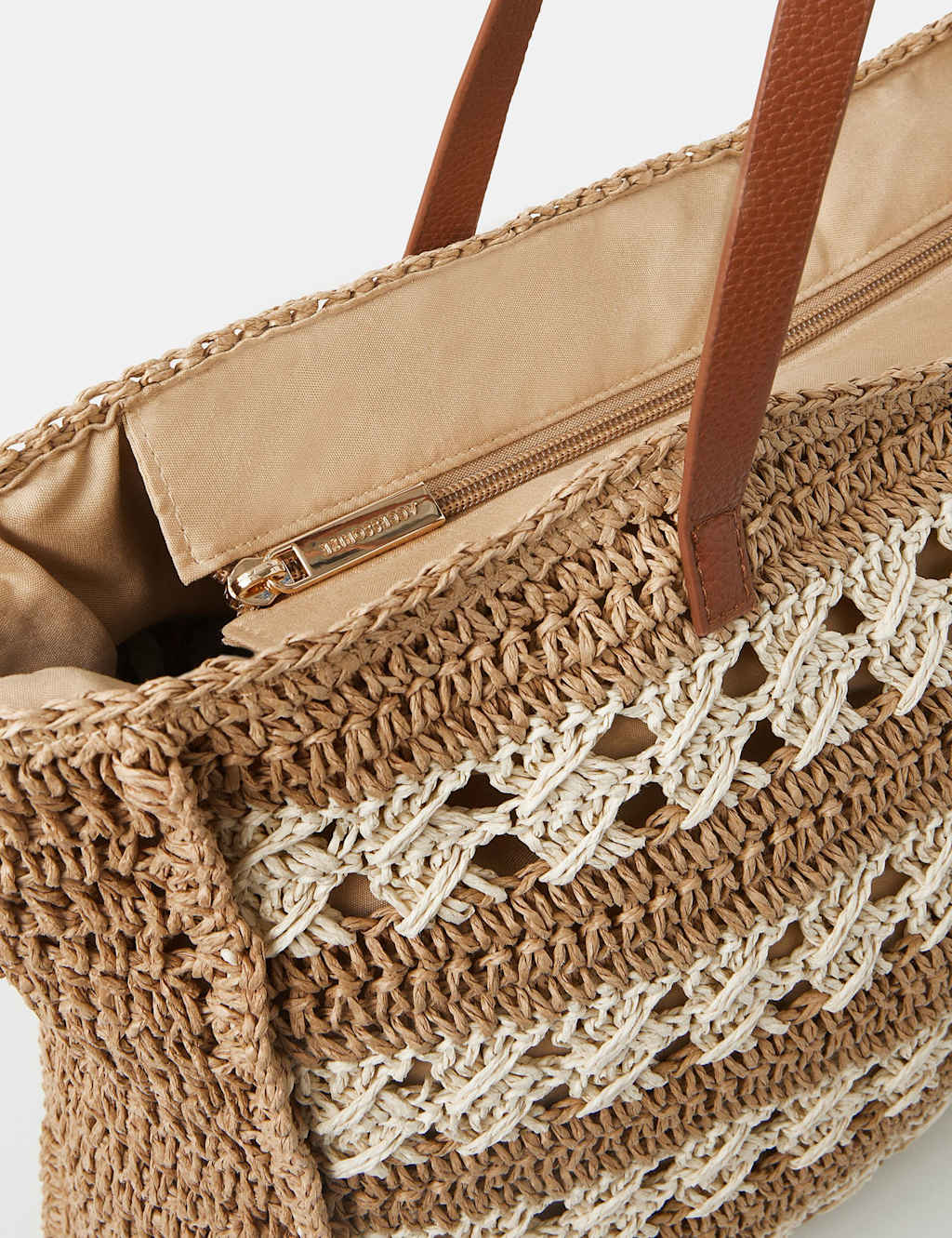 Woven Raffia Shopper 4 of 4