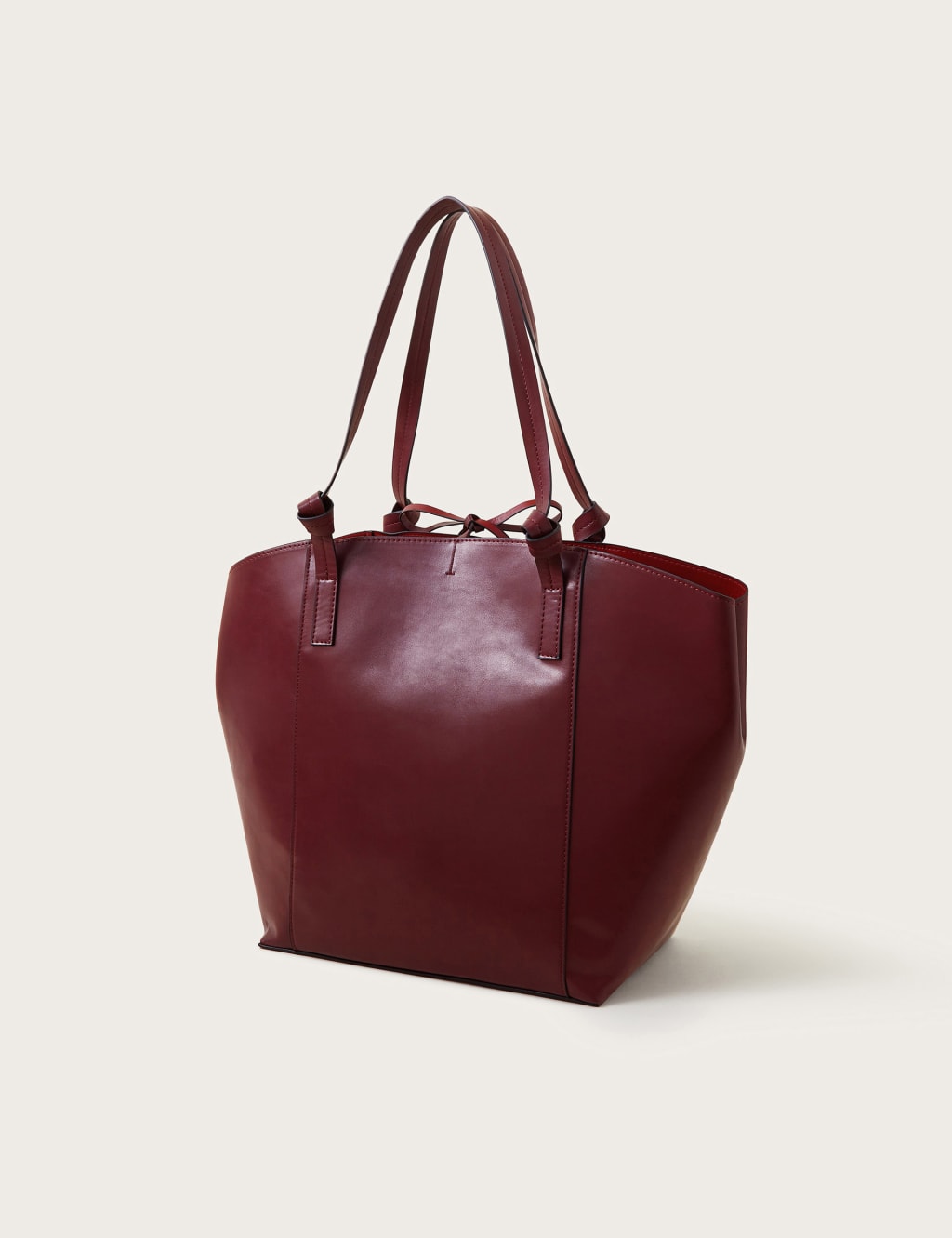 Faux Leather Tote Bag 3 of 3