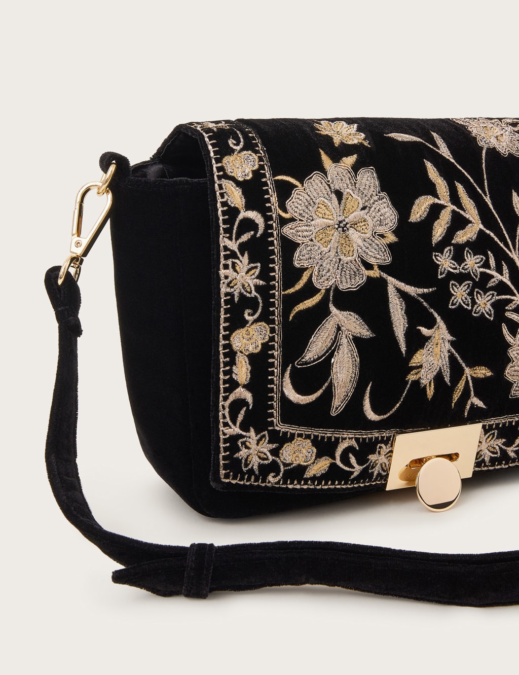 Embellished Floral Cross Body Bag Monsoon M S