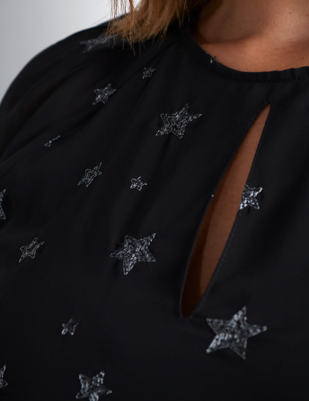 Star embroidered dress cheap
