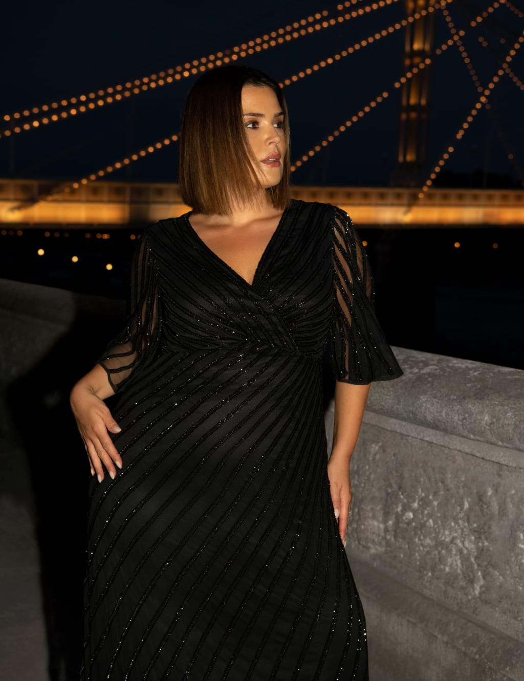 Embellished Maxi Swing Dress 2 of 7