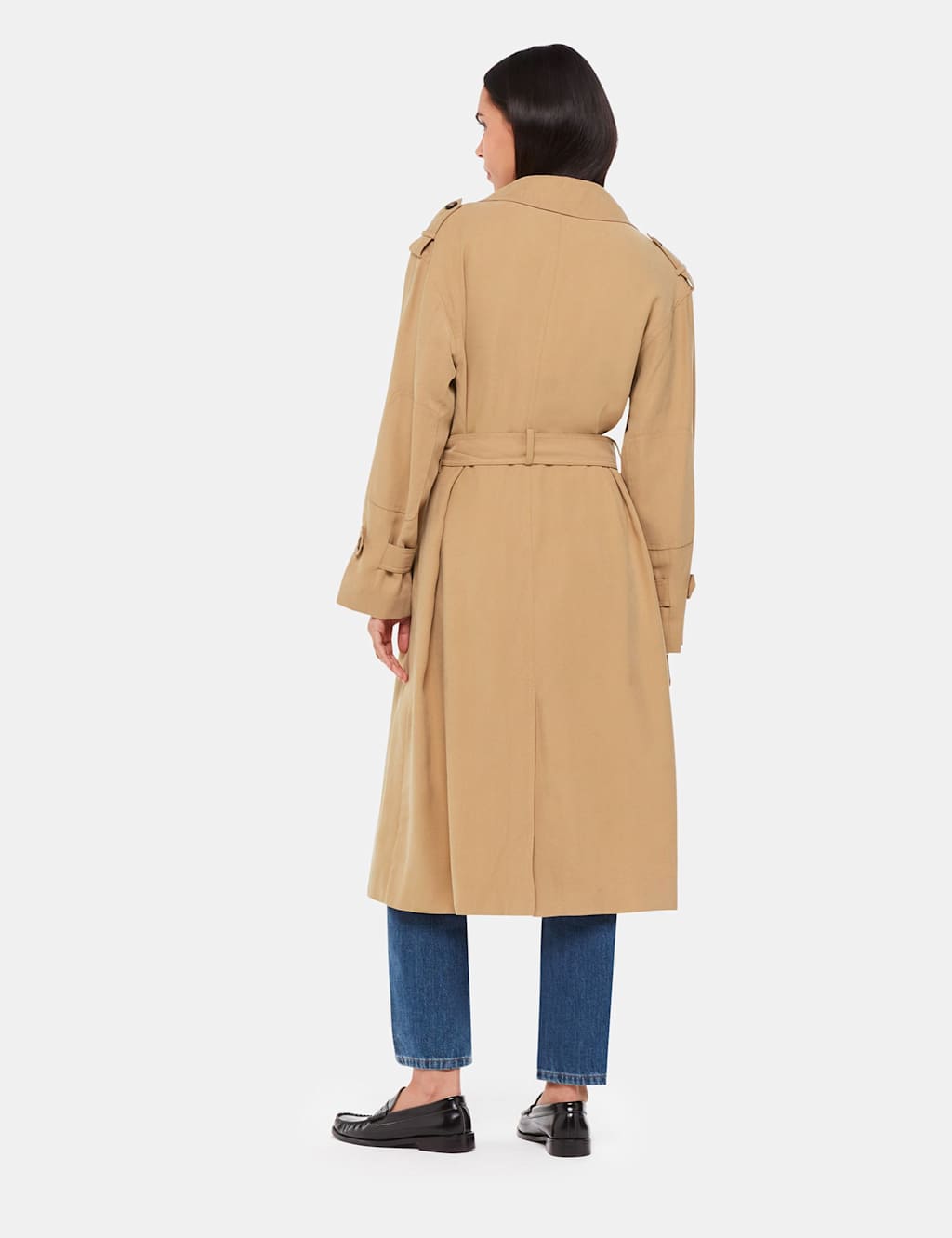 Belted Longline Trench Coat 4 of 4