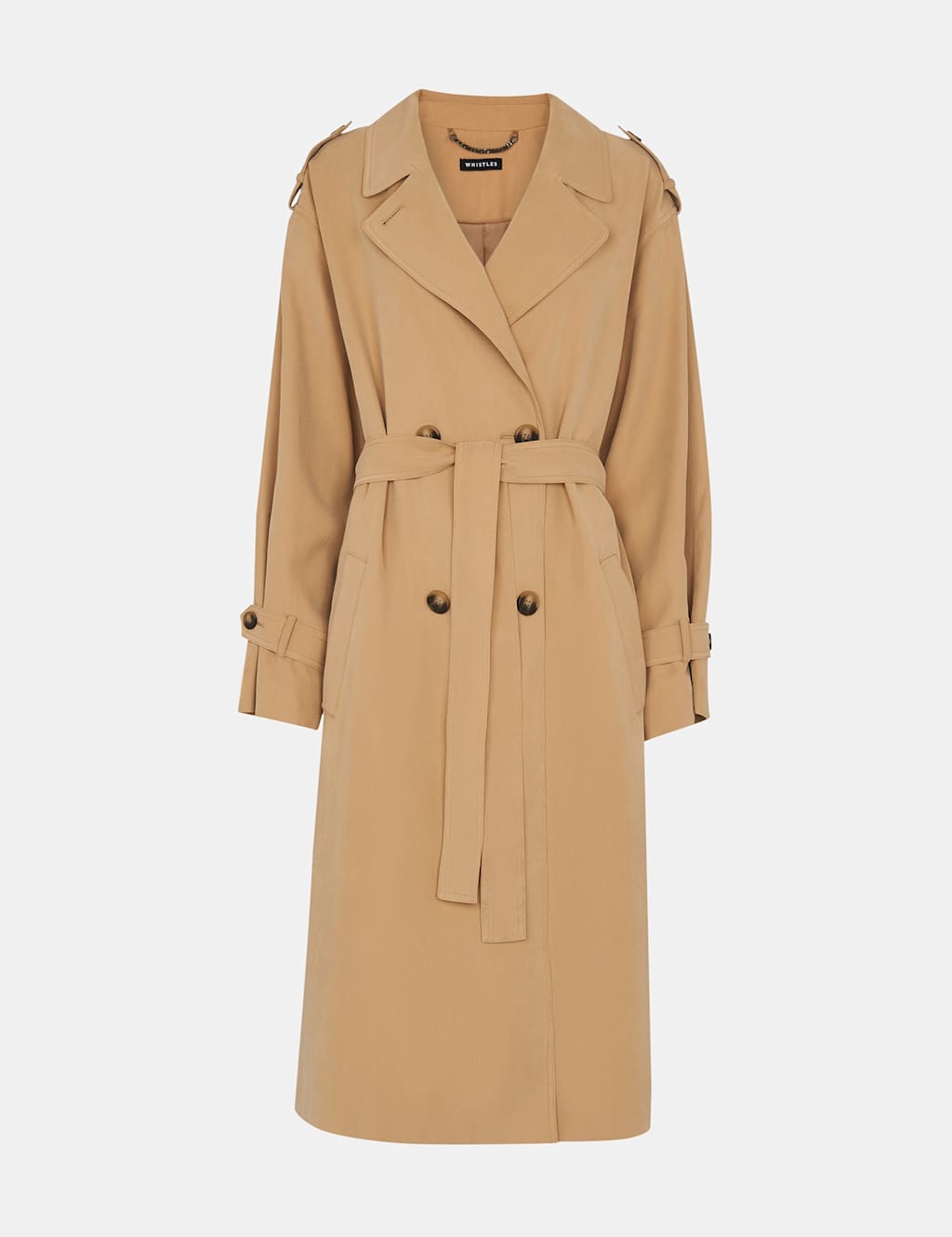 Belted Longline Trench Coat 2 of 4