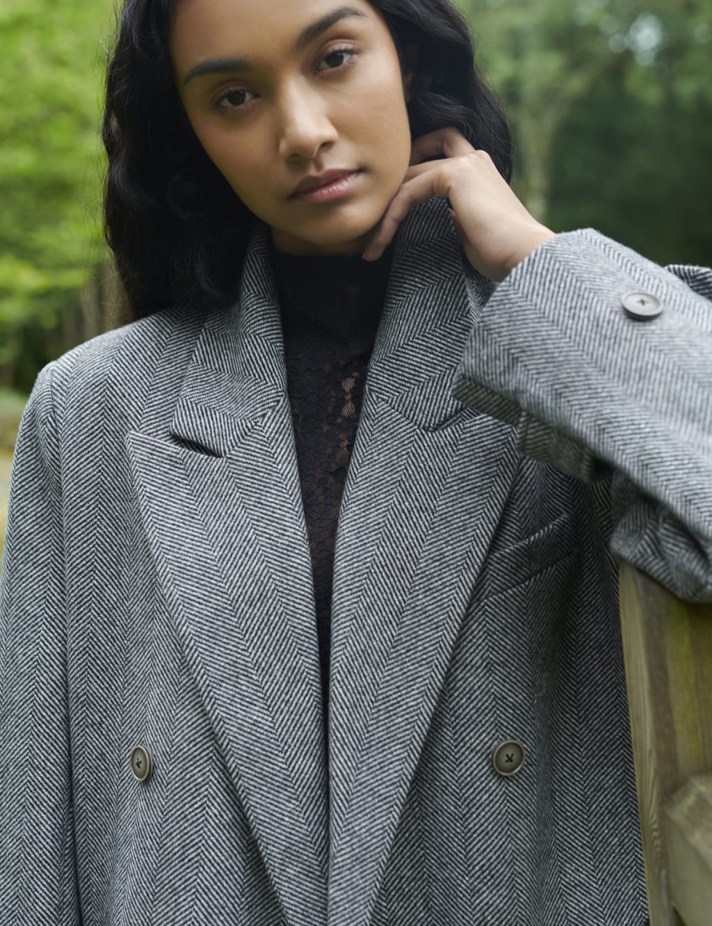 Marks and spencer herringbone coat store