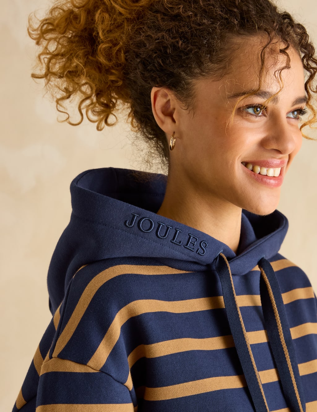 Cotton Rich Striped Hoodie 5 of 6