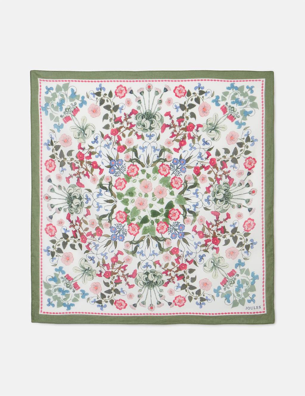 Kensington Pure Cotton Floral Scarf 2 of 2