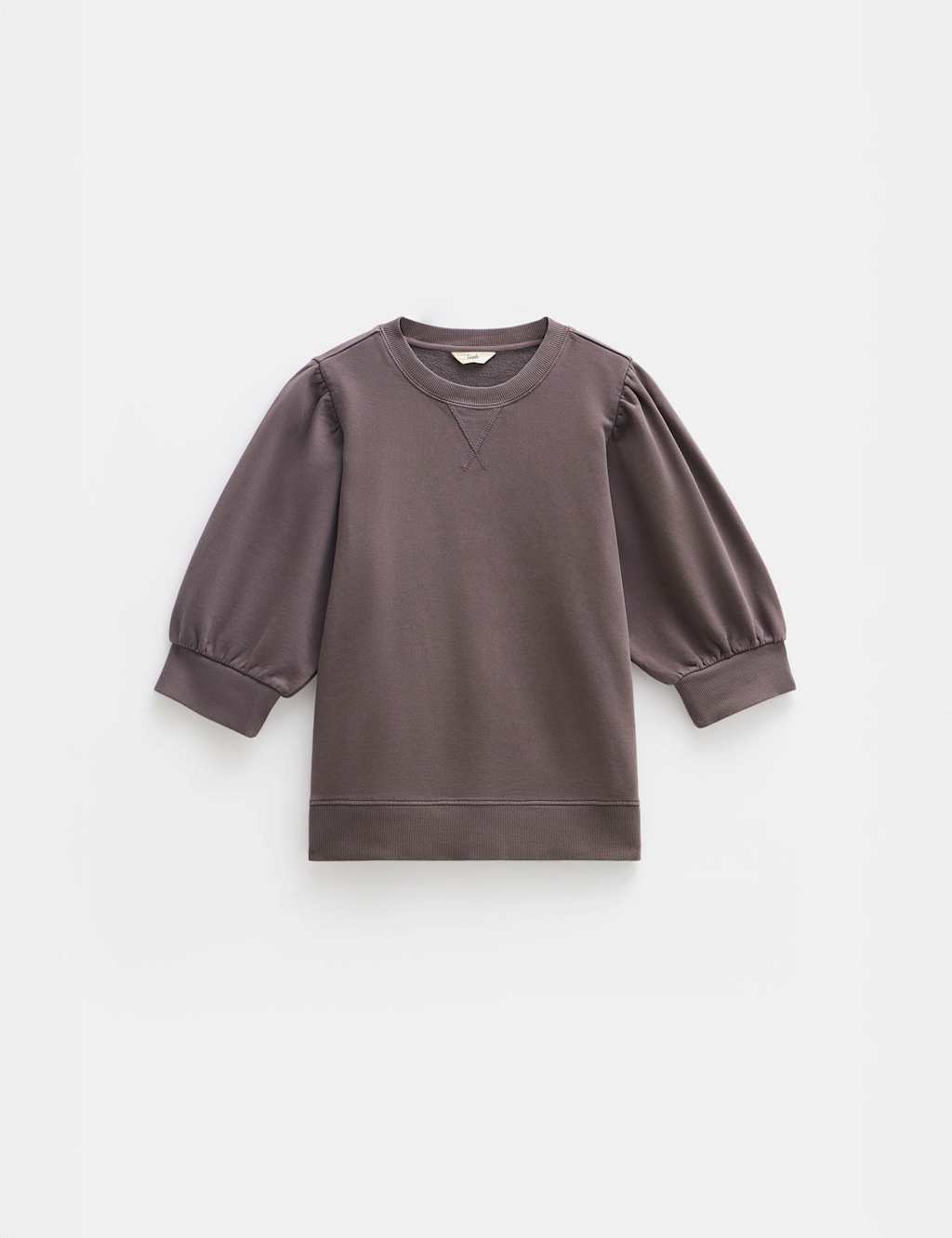 Pure Cotton Puff Sleeve Sweatshirt 2 of 4
