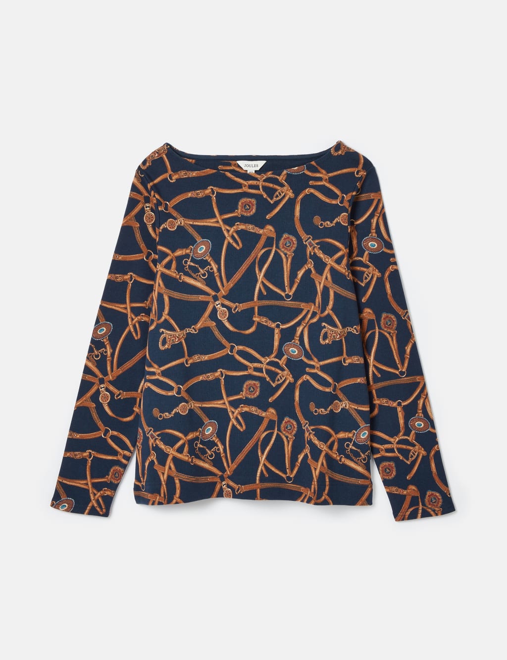 Printed Slash Neck Top 2 of 6