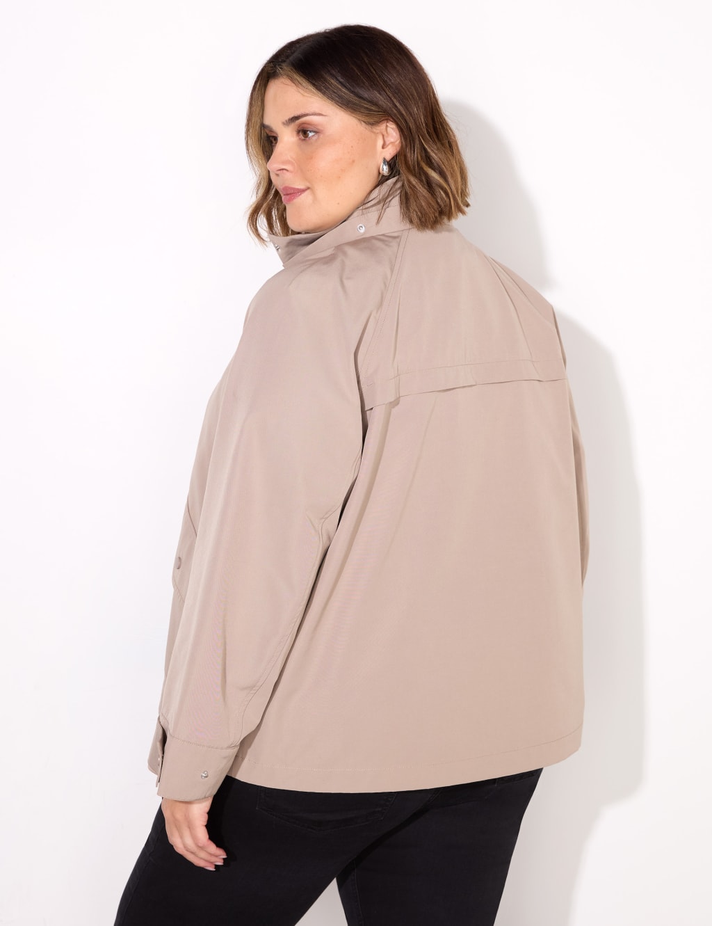 Hooded Short Raincoat 4 of 4