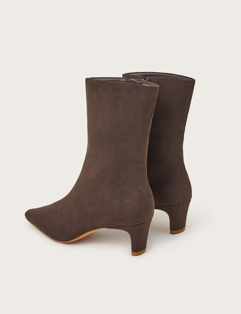 Block Heel Pointed Ankle Boots 3 of 4