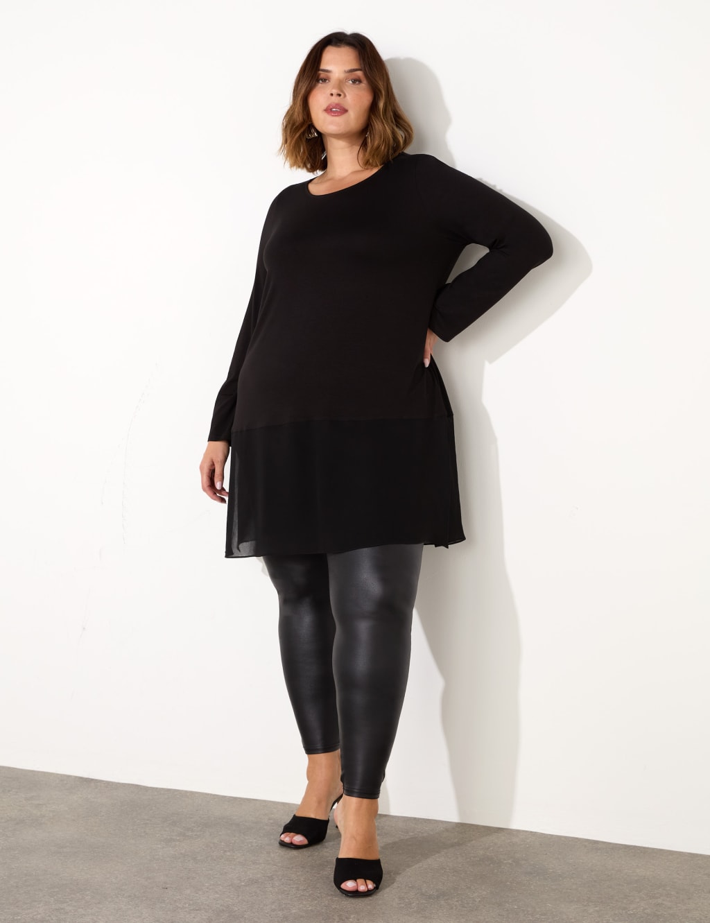 Jersey Round Neck Tunic 2 of 4