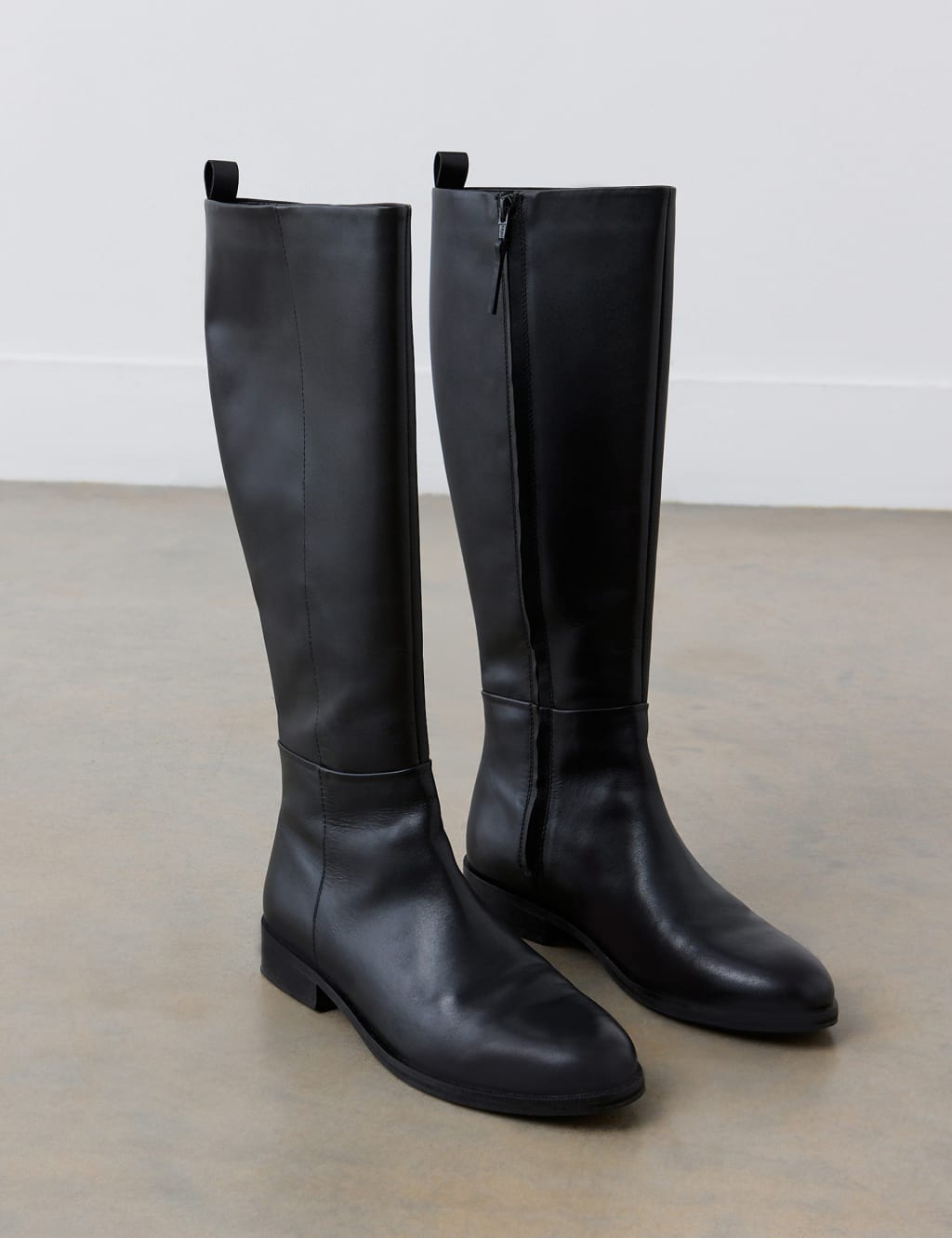 Leather Flat Knee High Boots Finery London M S