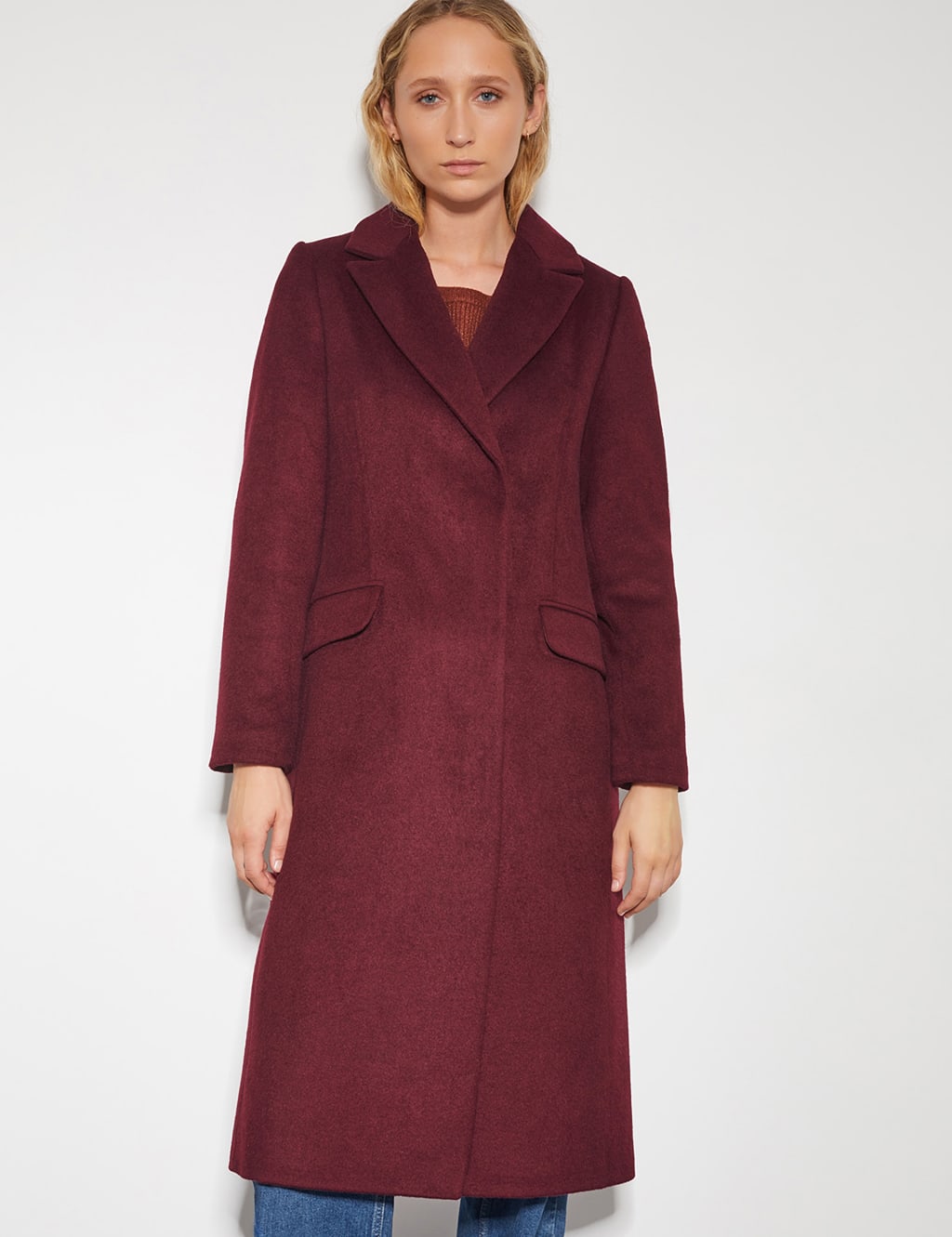 Longline peacoat women's sales