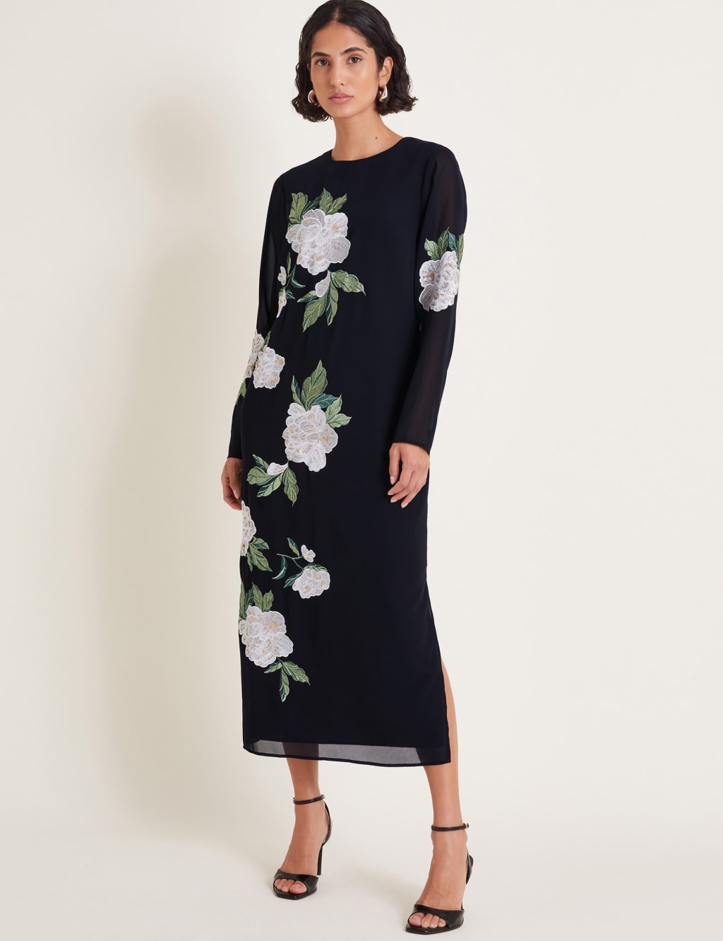 M&s floral midi dress shop