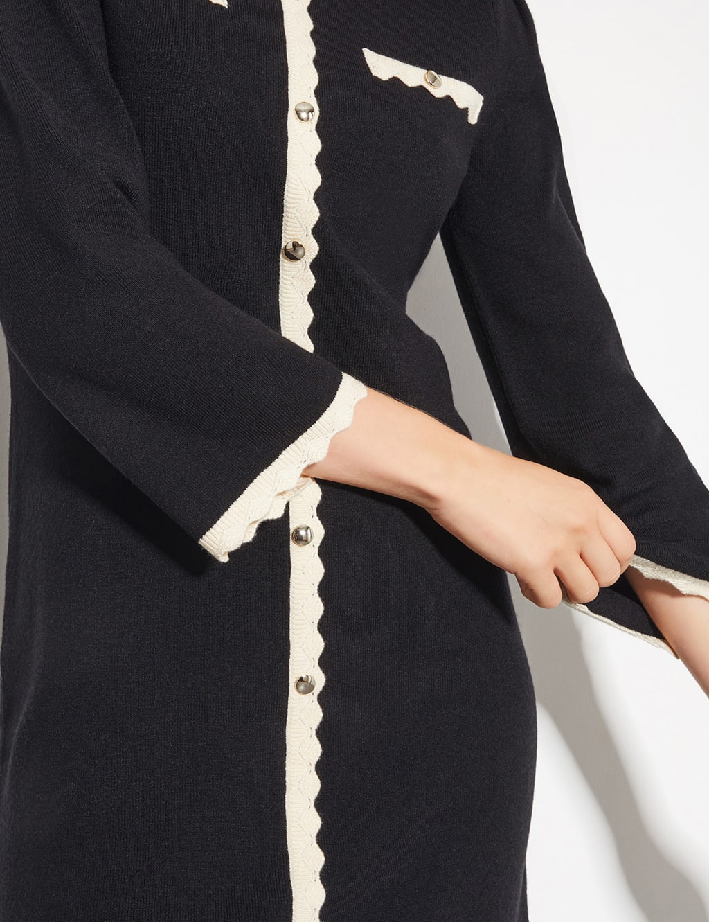 Knitted Knee Length Jumper Dress 6 of 6