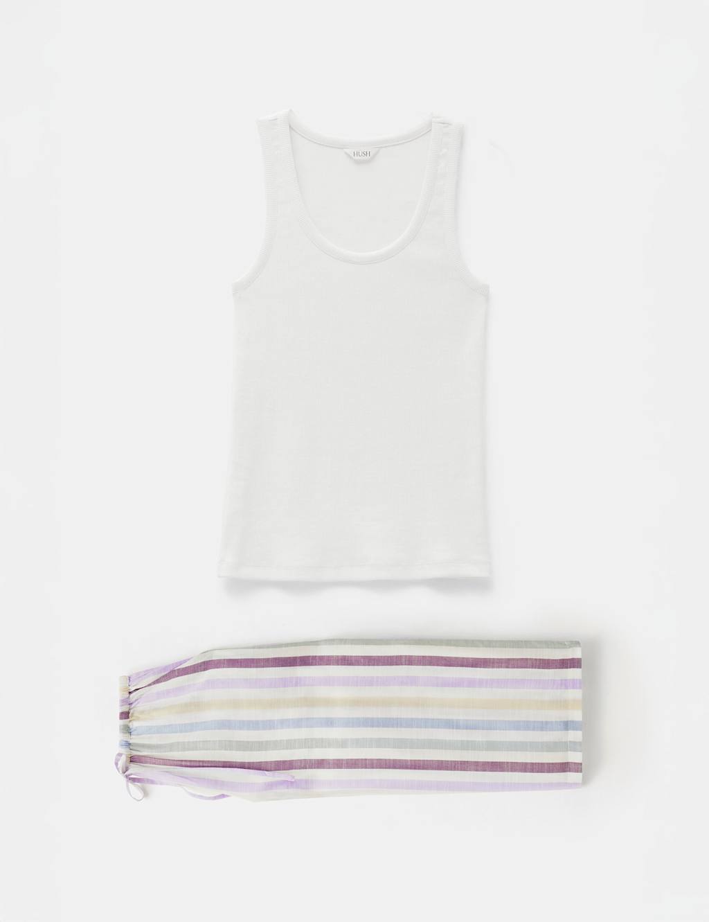 Cotton Rich Striped Pyjama Set 2 of 5