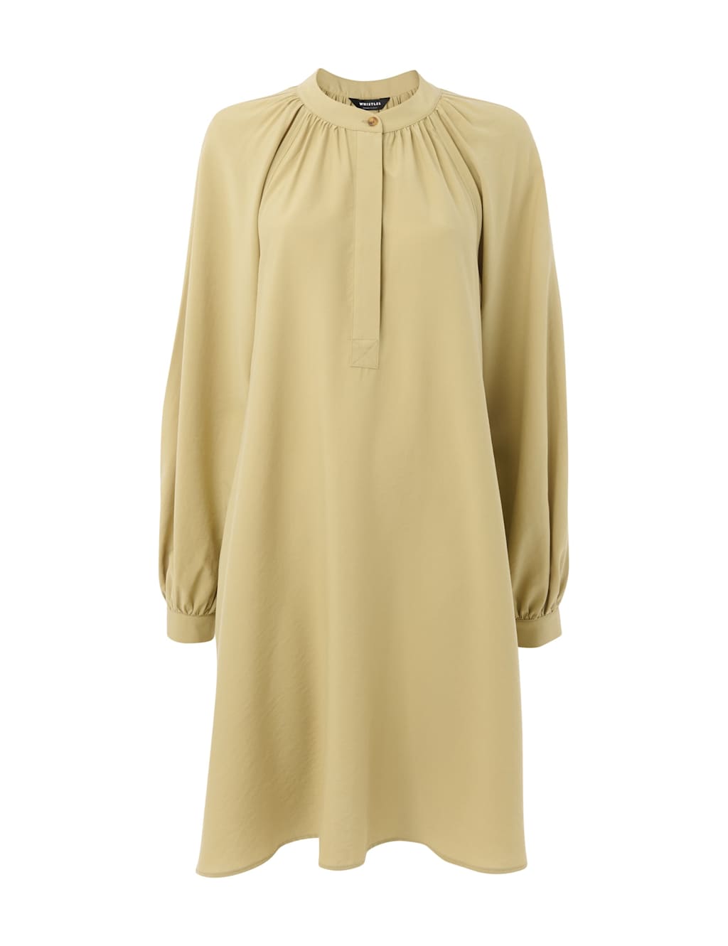 Gathered Draped Mini Relaxed Dress 2 of 4