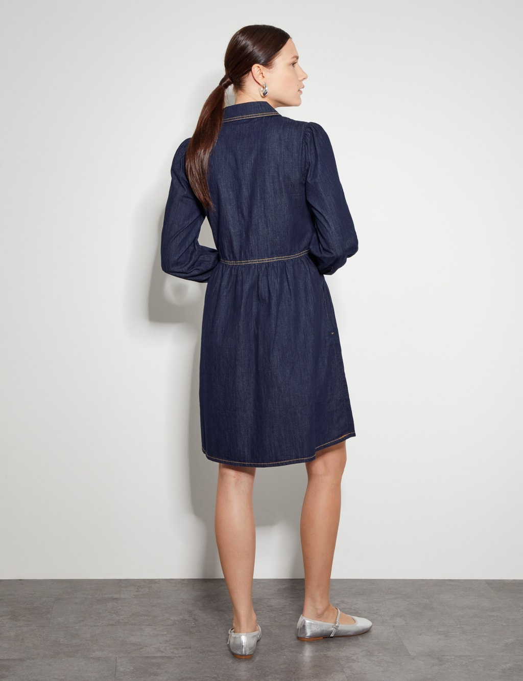 M&s denim shirt dress on sale