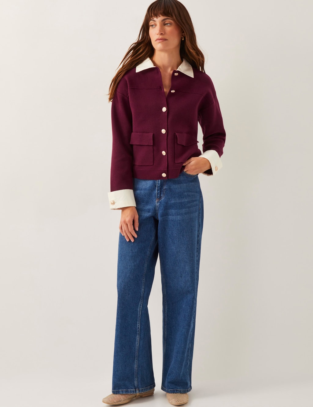 Knitted Single Breasted Blazer 3 of 4
