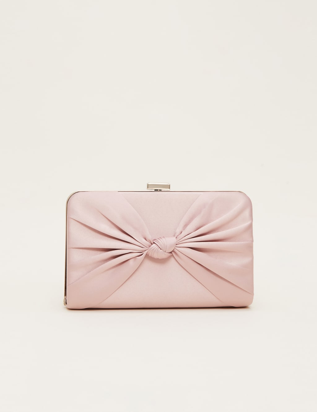 Satin Chain Strap Clutch Bag 2 of 5