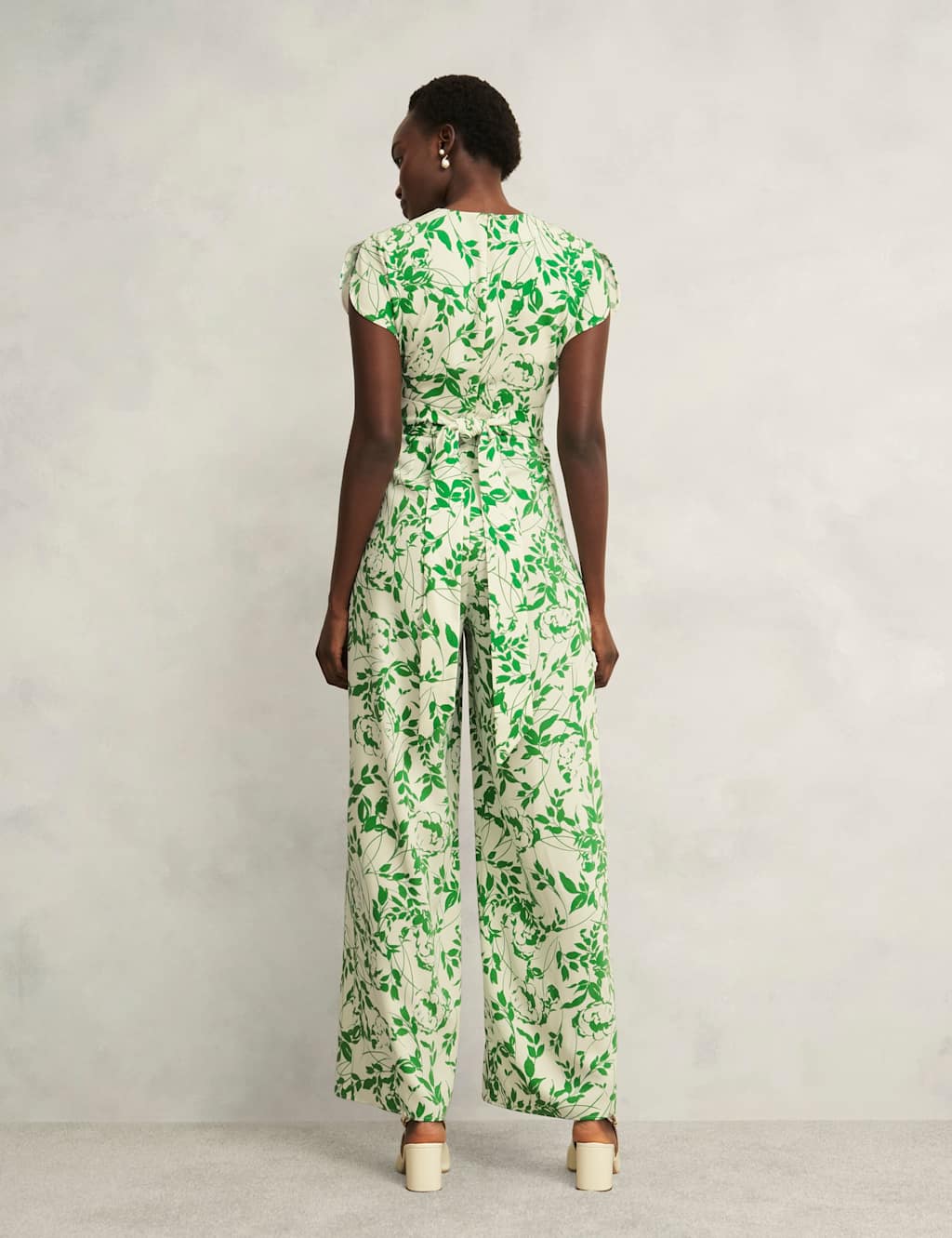 Floral Print Wide Leg Jumpsuit 5 of 8